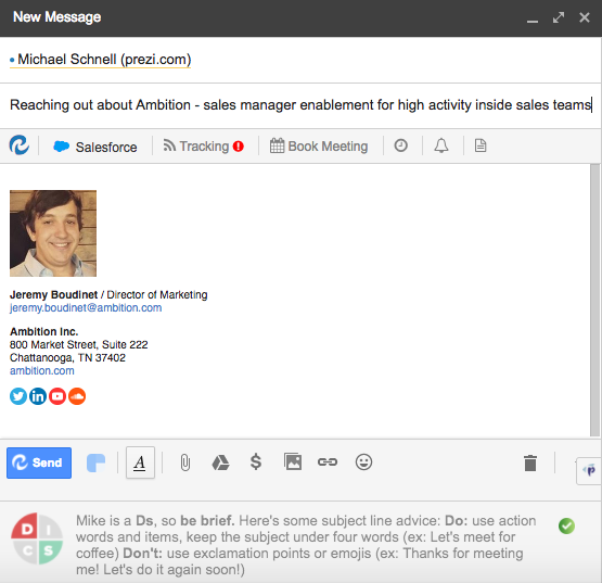 Crystal integration Gmail