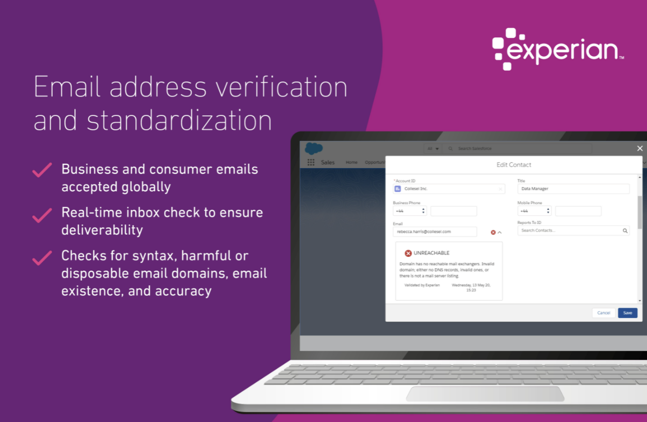 Experian Email Validation-sfmc-plugin