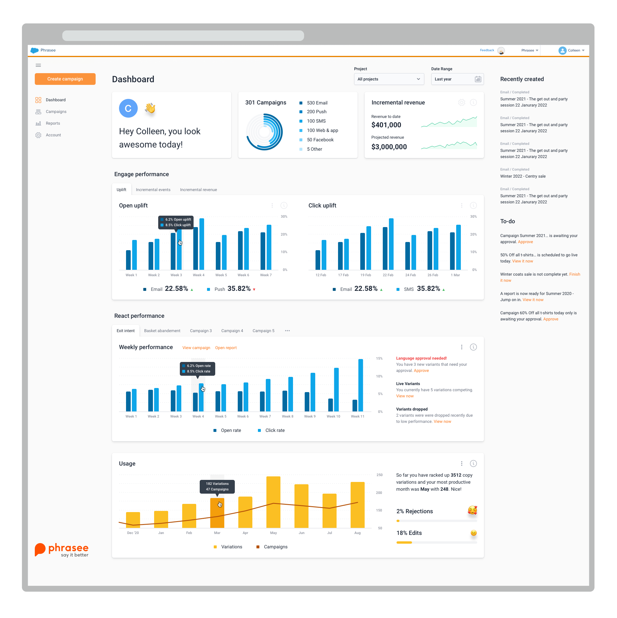 Phrasee appexchange plugin for Marketing Cloud.