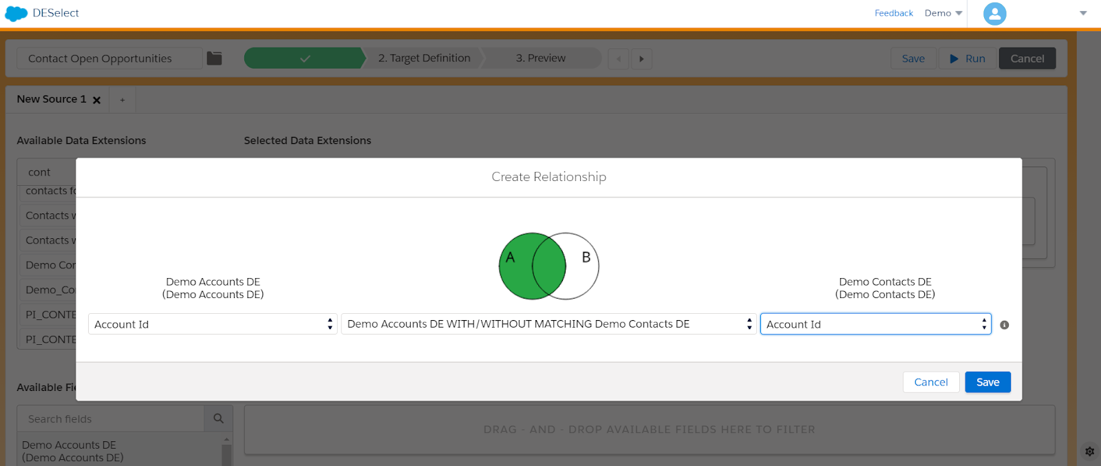 Deselect appexchange add-on for Marketing Cloud