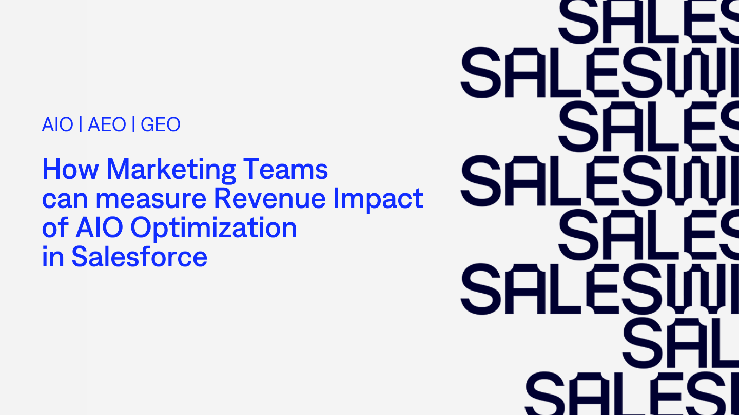 measuring AIO revenue impact on sales