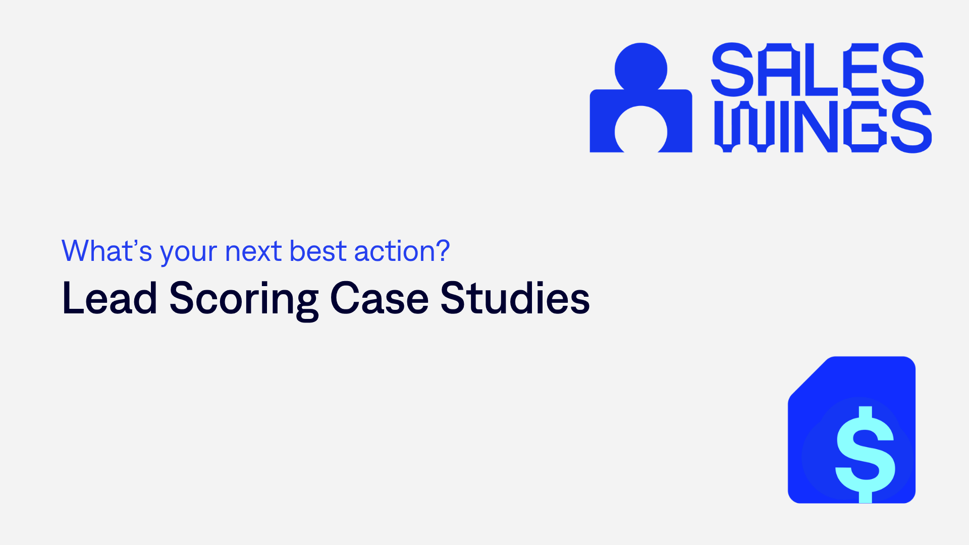 Lead scoring case studies